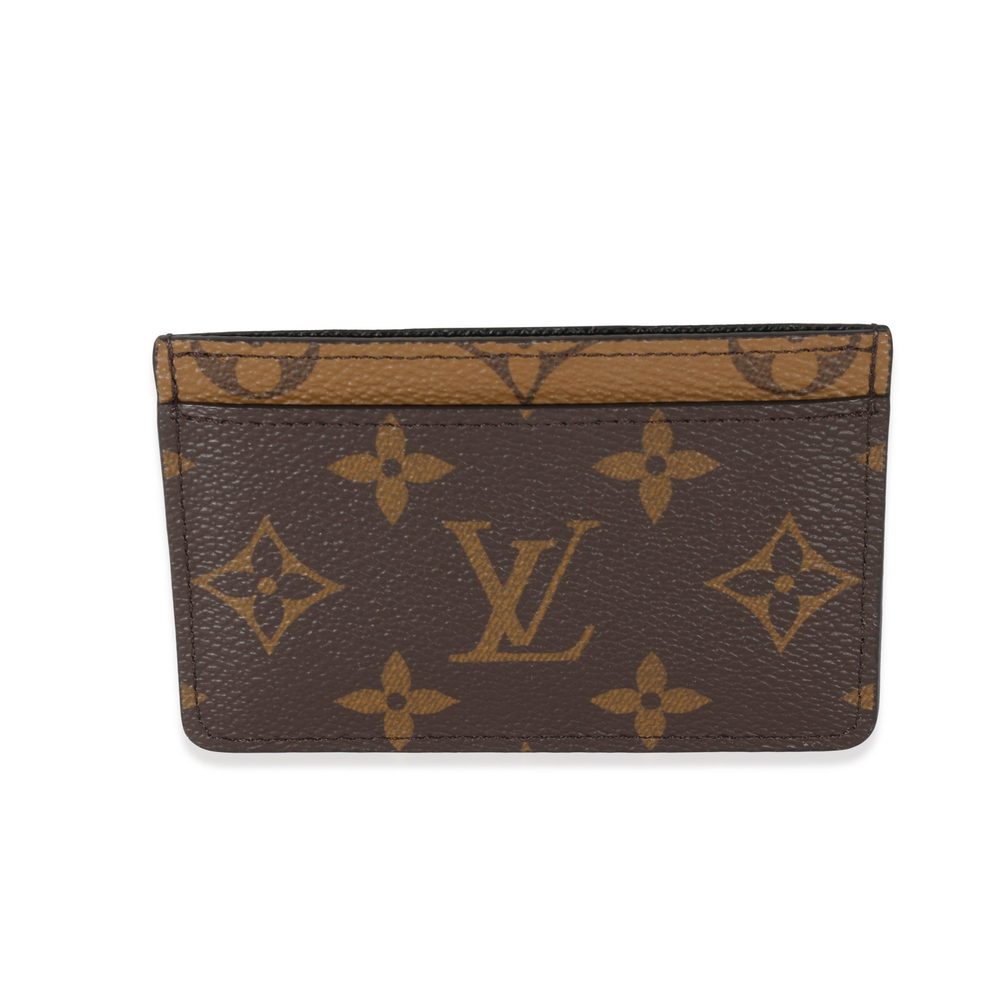 Louis Vuitton Canvas Monogram Reverse Card Holder - image 3